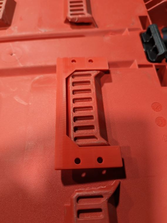 Milwaukee Packout wall mounting brackets 4 pack, Australian made 3D printed heavy duty holders – photo 5