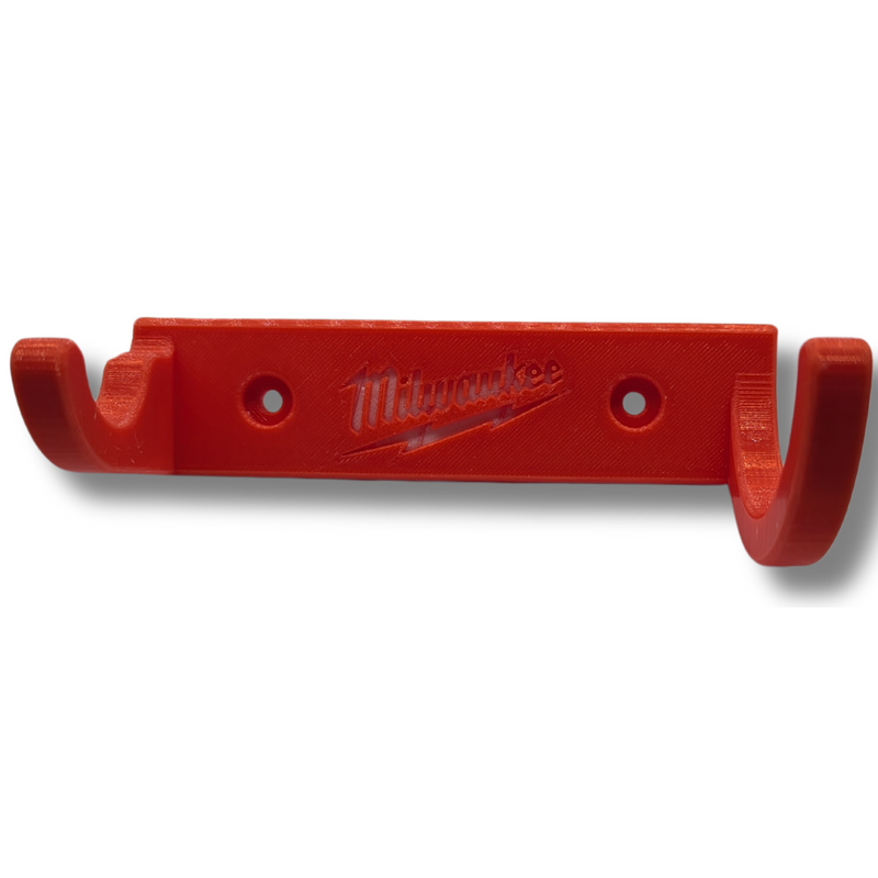 Milwaukee ratchet tool wall mount in red black or grey, Australian made 3D printed – photo 2