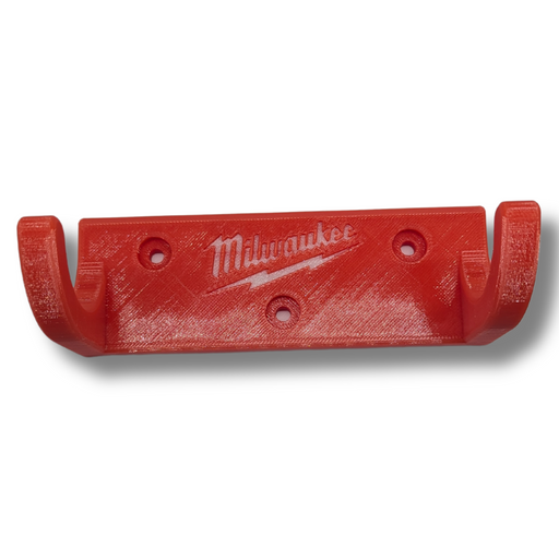 Milwaukee screwdriver wall mount in red black or grey, Australian made 3D printed – photo 2