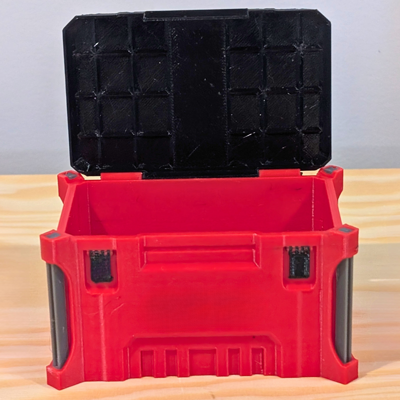 Mini Packout style stash box with lid, Australian made 3D printed