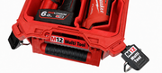 Underside of the Packout Compact Organiser replacement latch showing the snap-in tab