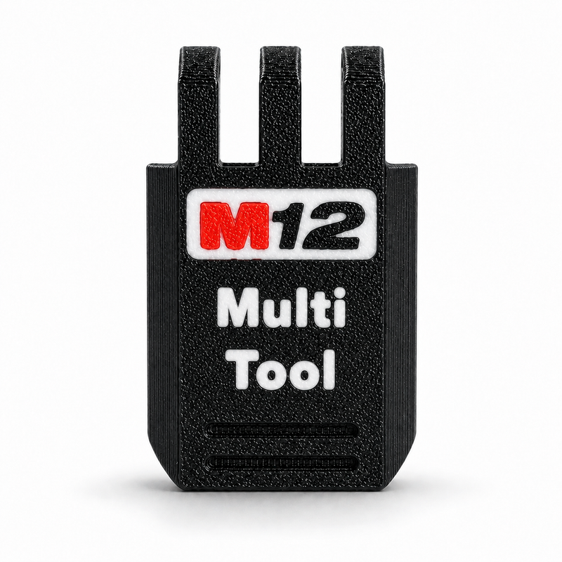 Packout Compact Organiser replacement latch with custom branding on the face