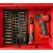 Milwaukee Packout drawer 43pc socket tray – photo 2