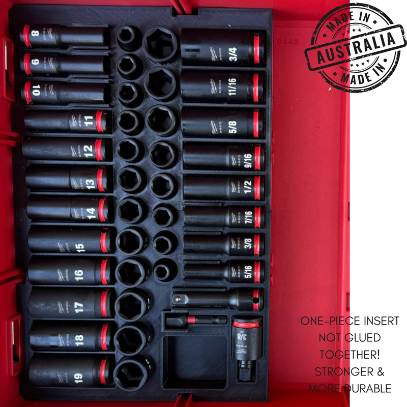 Milwaukee Packout drawer 43pc socket tray – photo 4