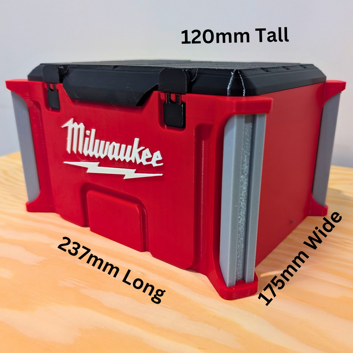 Milwaukee Packout Style Desk Organizer | Desk Caddy with Inserts & Lid | 3D Printed in PETG