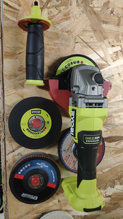Ryobi 125mm angle grinder wall holder, Australian made 3D printed PETG tool storage
