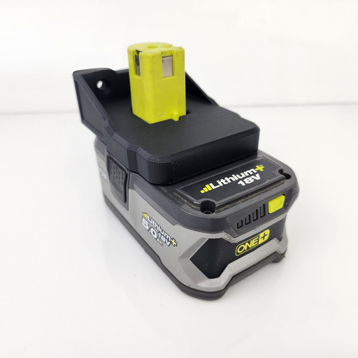 Ryobi 18V battery wall mounts 5 pack, Australian made 3D printed storage
