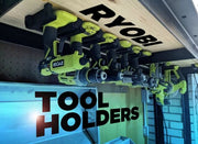Ryobi 18V ONE+ tool wall mount holders set of 4, Australian made 3D printed drill storage – photo 3