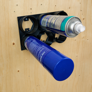 Spray can wall mount holder for 70mm aerosol cans, made in tough PETG