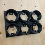 Spray can wall mount holder for 70mm aerosol cans, Australian made PETG