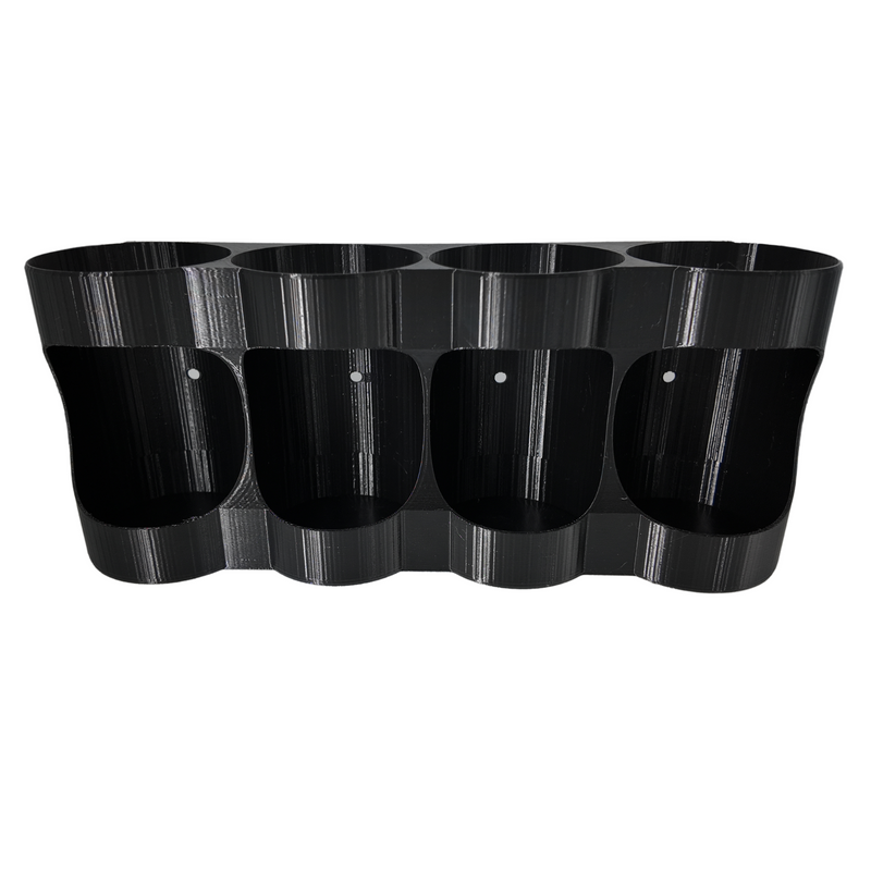 Spray can holder for 4x 70mm cans, Australian made 3D printed shed organiser