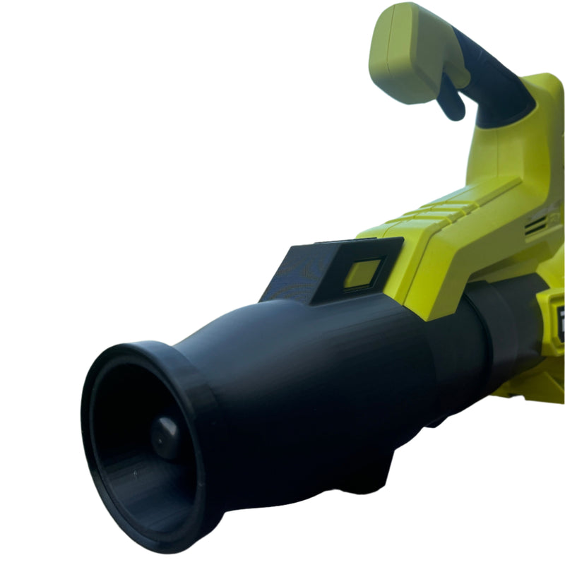 Stubby nozzle for Ryobi 18V ONE+ leaf blower P21012, Australian made 3D printed