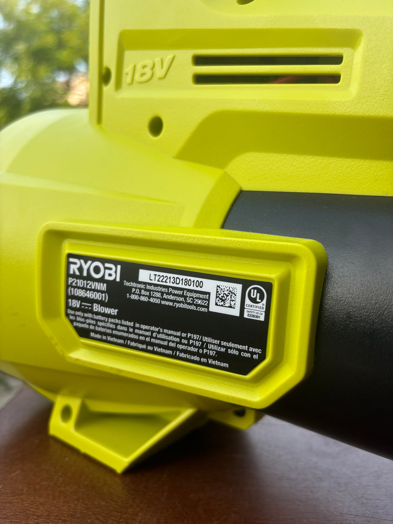 Stubby nozzle for Ryobi 18V ONE+ leaf blower P21012, Australian made – photo 5