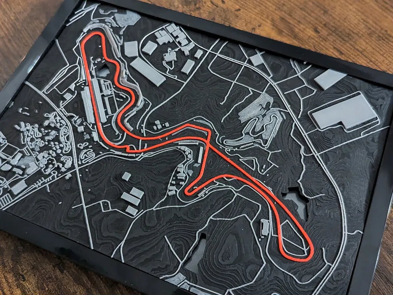 Suzuka Circuit 3D printed miniature track – photo 2