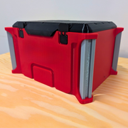 Tool box style desk organiser with inserts and lid, Australian made 3D printed PETG