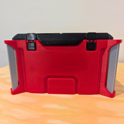 Tool box style desk organiser with inserts and lid, Australian made 3D printed PETG – photo 3