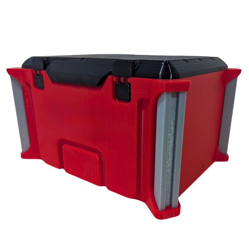 Tool box style desk organiser with inserts and lid, Australian made 3D printed PETG – photo 5