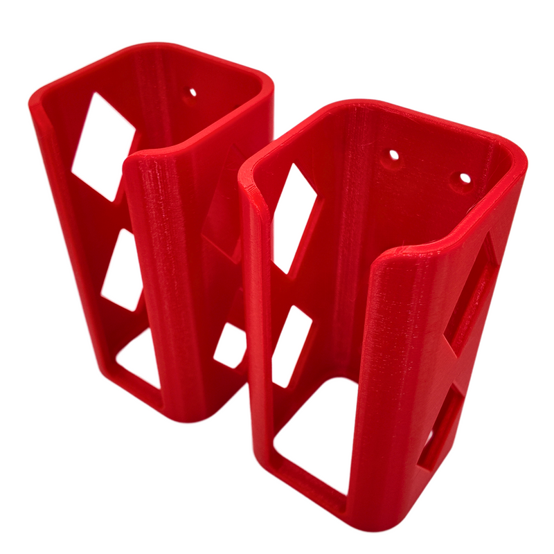 Universal 40mm cordless drill holder that fits most brands, 3D printed in Australia
