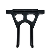 Wall mount for a Milwaukee M18 whipper snipper power head, black bracket showing its open support arms.